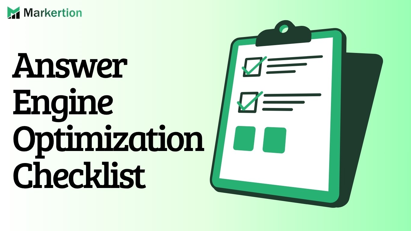 Answer Engine Optimization Checklist